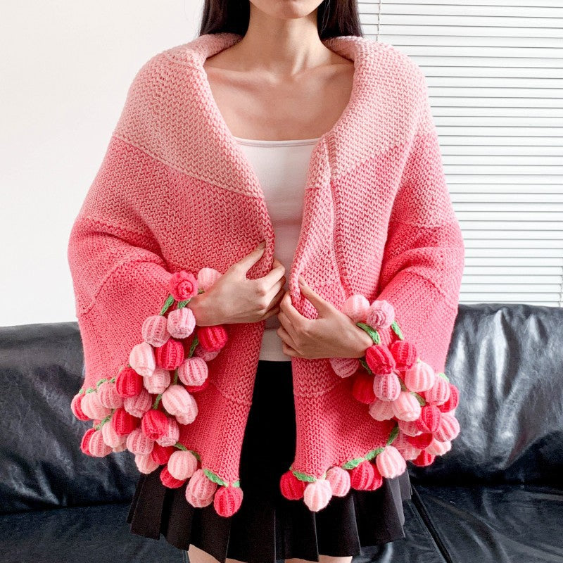 Handmade Bouquet of Crocheted Flowers Stornfield