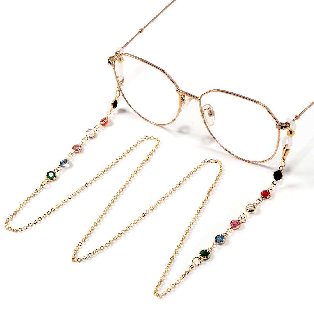 Stylish Decorative Gemstone Eyewear Chain Stornfield