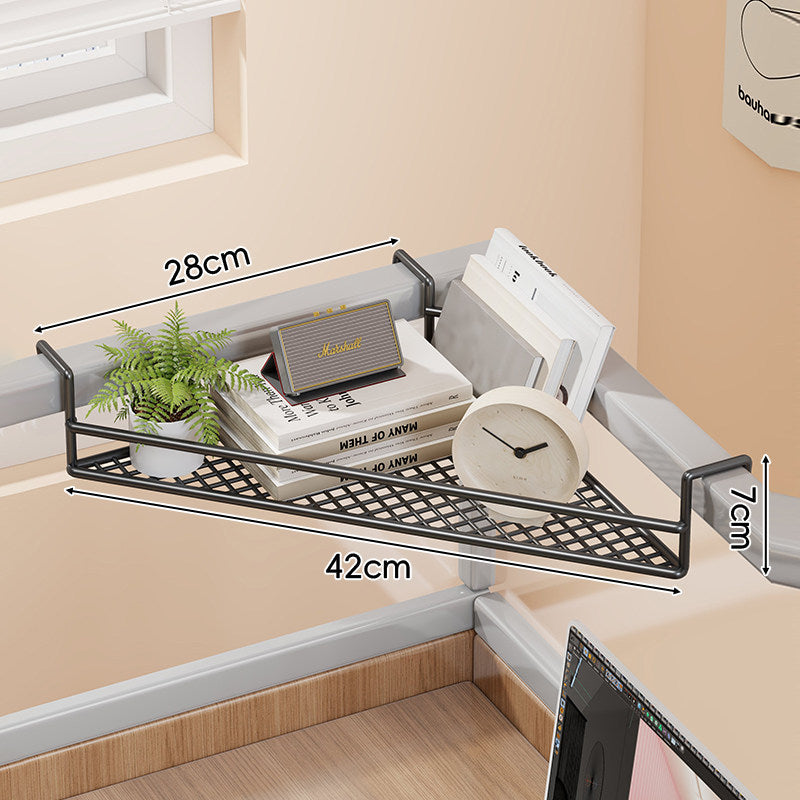 Mesh Hanging Bed-Rail Storage Organizer Basket