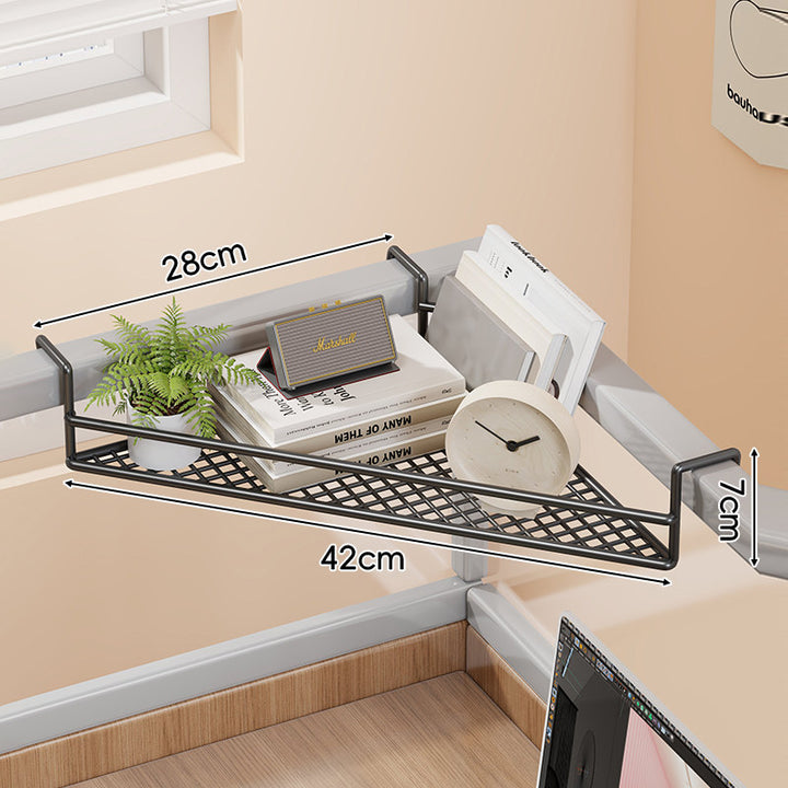 Mesh Hanging Bed-Rail Storage Organizer Basket