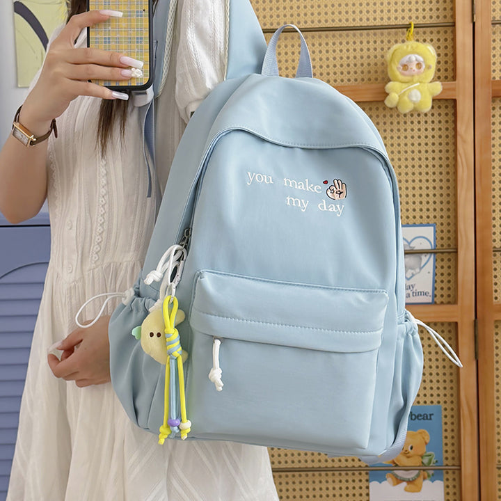 Casual Embroidered Mini Backpack Stornfield