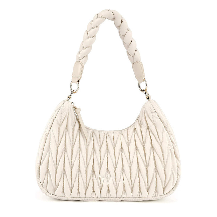 Fashionable shoulder bag with braided shoulder strap Stornfield