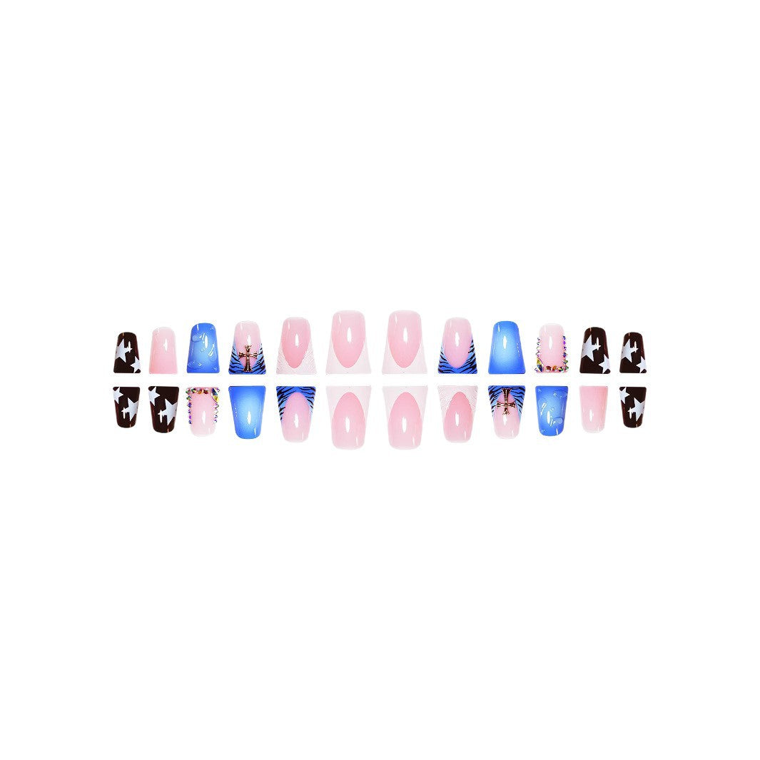 Creative Multi-Design Press-On Nails Stornfield