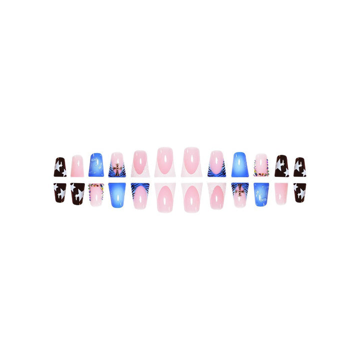 Creative Multi-Design Press-On Nails Stornfield
