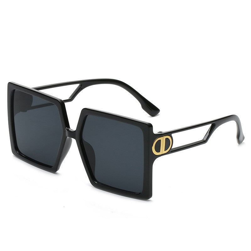 Women's Elegant Oversized Sunglasses with Geometric Frame and Polarized Lenses Stornfield