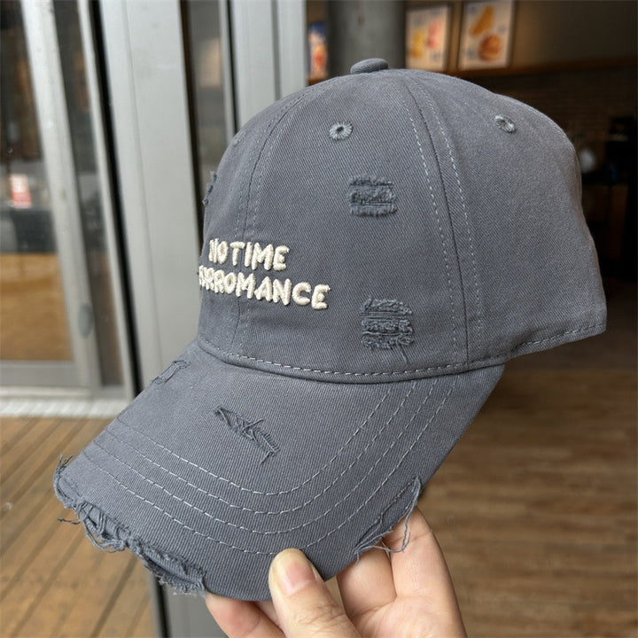 Women's Distressed Cotton Adjustable Baseball Cap Stornfield 1784084193