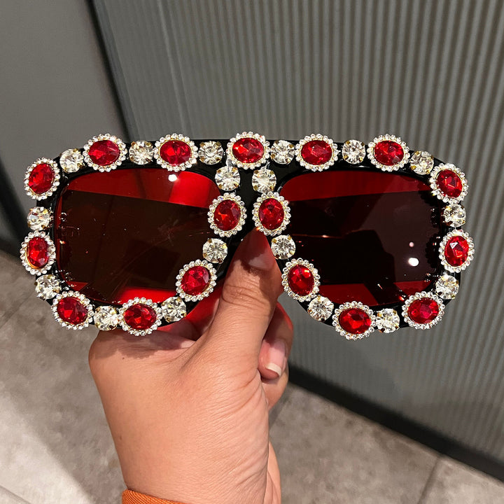 Ladies Glamorous Sunglasses with Sparkling Crystal Frame Stornfield
