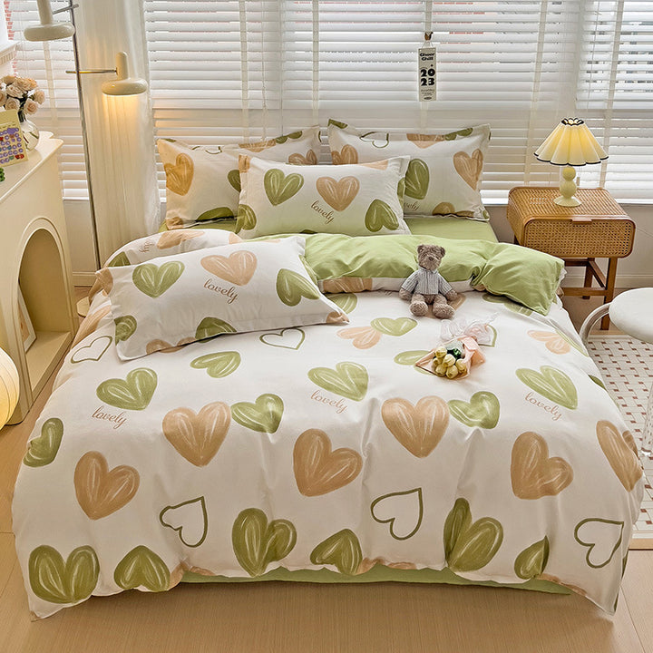 Whimsical Floral Pattern Bedding Set