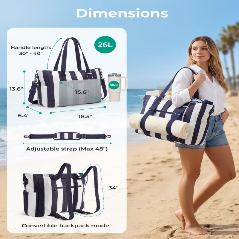 Spacious Multi-Compartment Utility Tote Stornfield