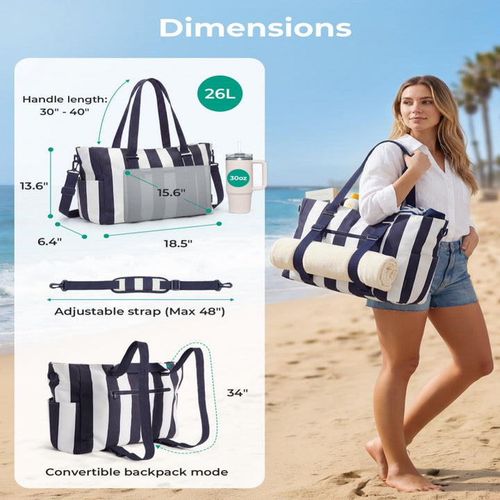 Spacious Multi-Compartment Utility Tote Stornfield