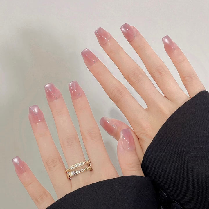 Artificial nails with glamorous rhinestone decorations Stornfield