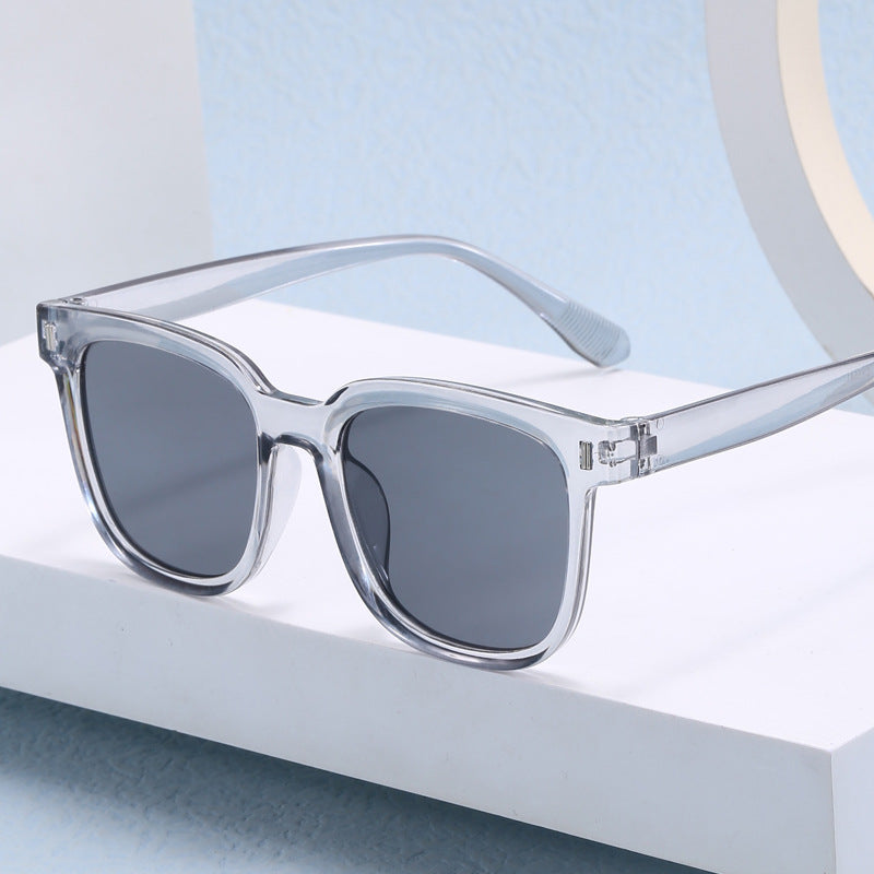 Women Fashionable Square Sunglasses with Transparent Frame Stornfield
