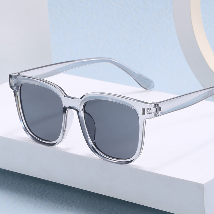 Women Fashionable Square Sunglasses with Transparent Frame Stornfield