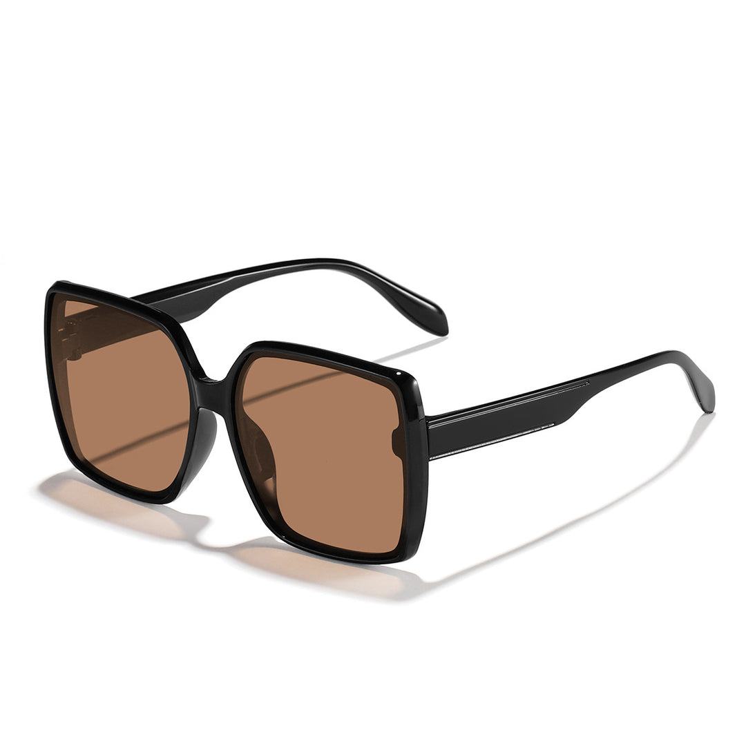 Women's oversized sunglasses with modern square frame and protective lenses Stornfield