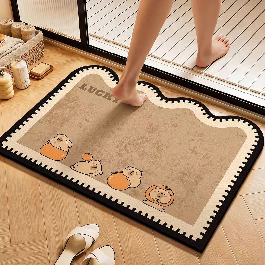 Cartoon-Themed Non-Slip Area Rug