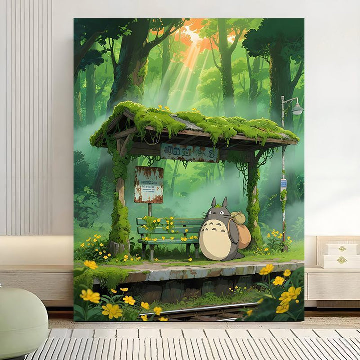 Enchanted Forest Scene Canvas Art Print Stornfield