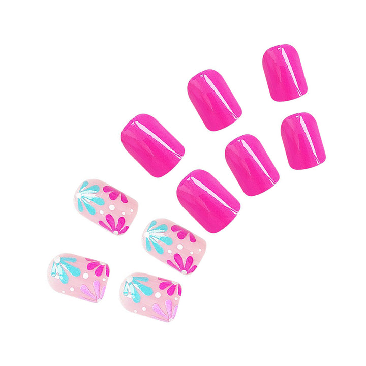 Artistic Floral Gel Nail Design Stornfield
