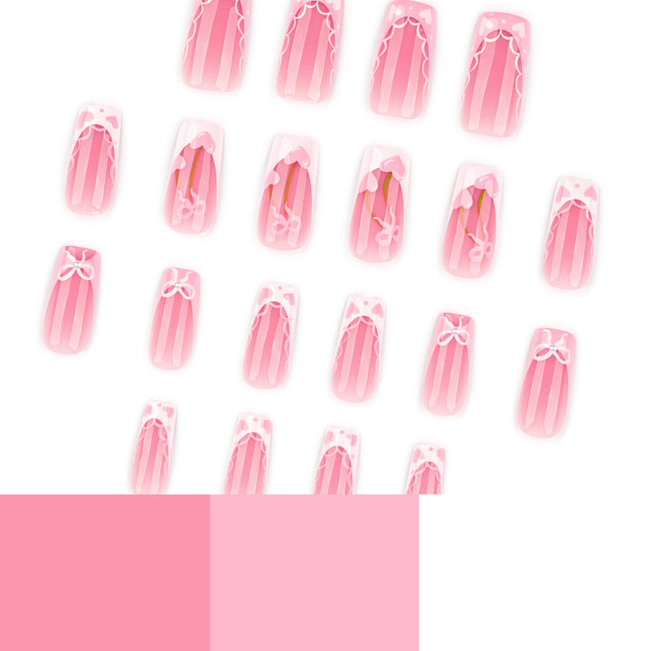 Artistic Nail Extensions with Playful Floral Design Stornfield