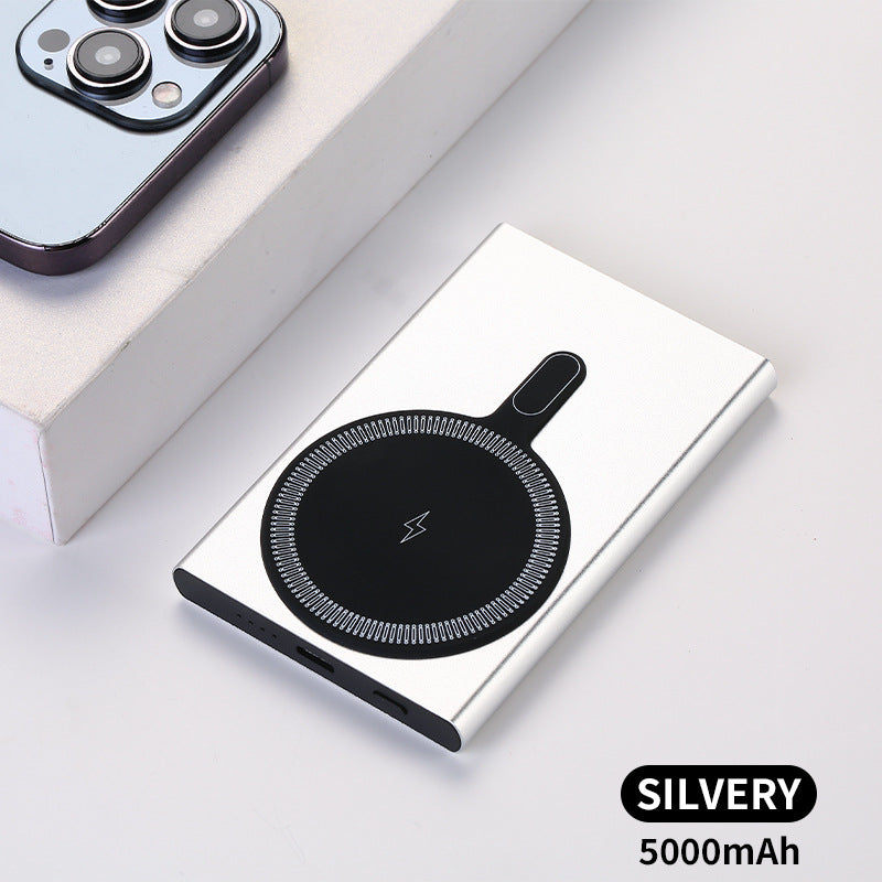 Portable Magnetic Power Bank with Fast Inductive Charger Stornfield
