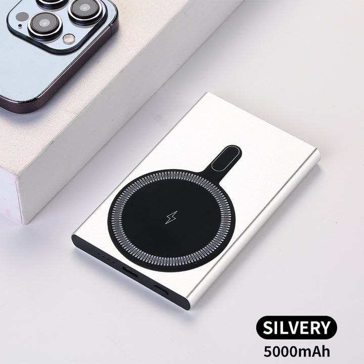 Portable Magnetic Power Bank with Fast Inductive Charger Stornfield