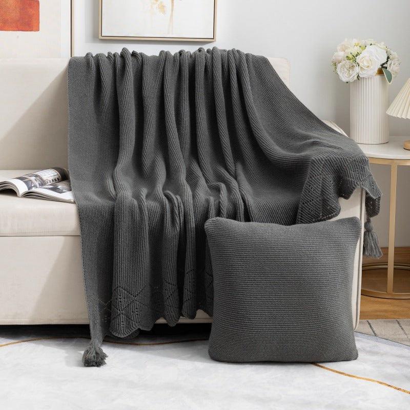 Home Decorative Knit Throw Blanket