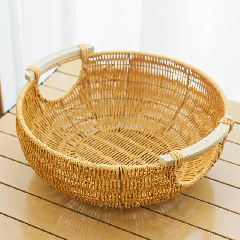 Decorative Woven Living Room Basket Stornfield