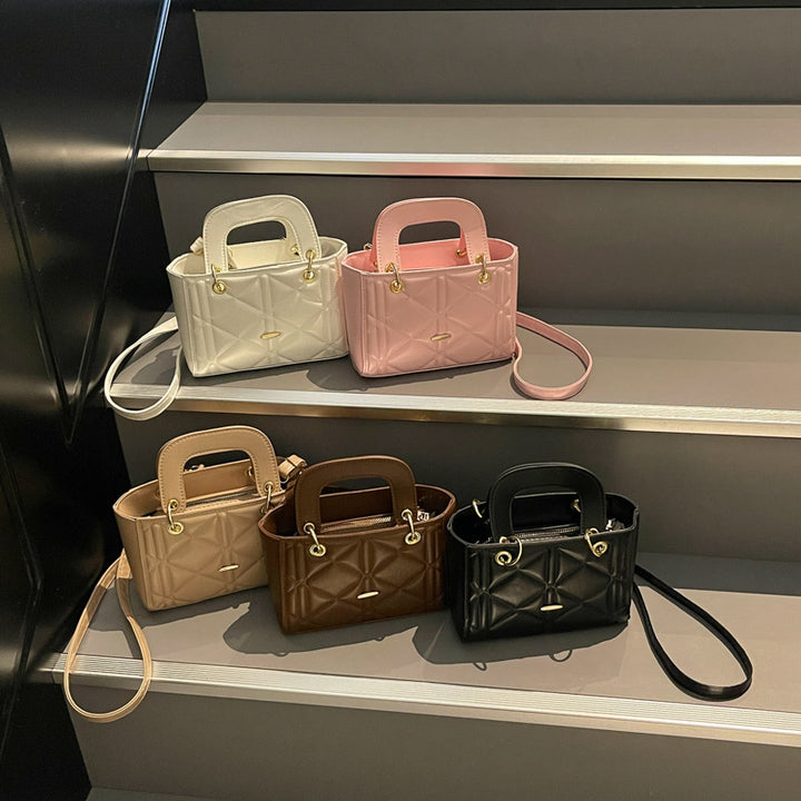 Quilted Mini Handheld Shoulder Bag