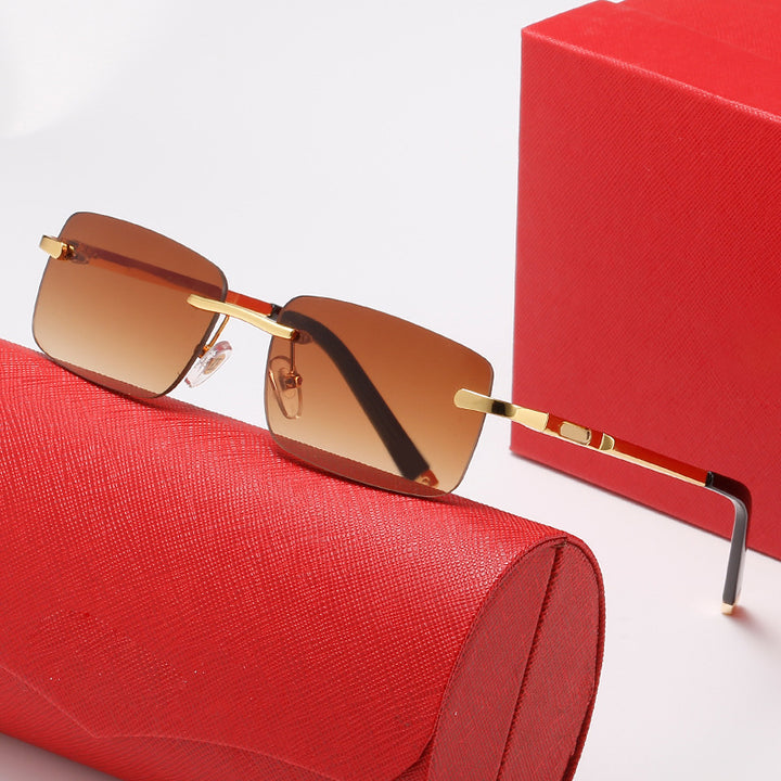 Ladies stylish sunglasses with elegant metal frame and polarized lenses Stornfield