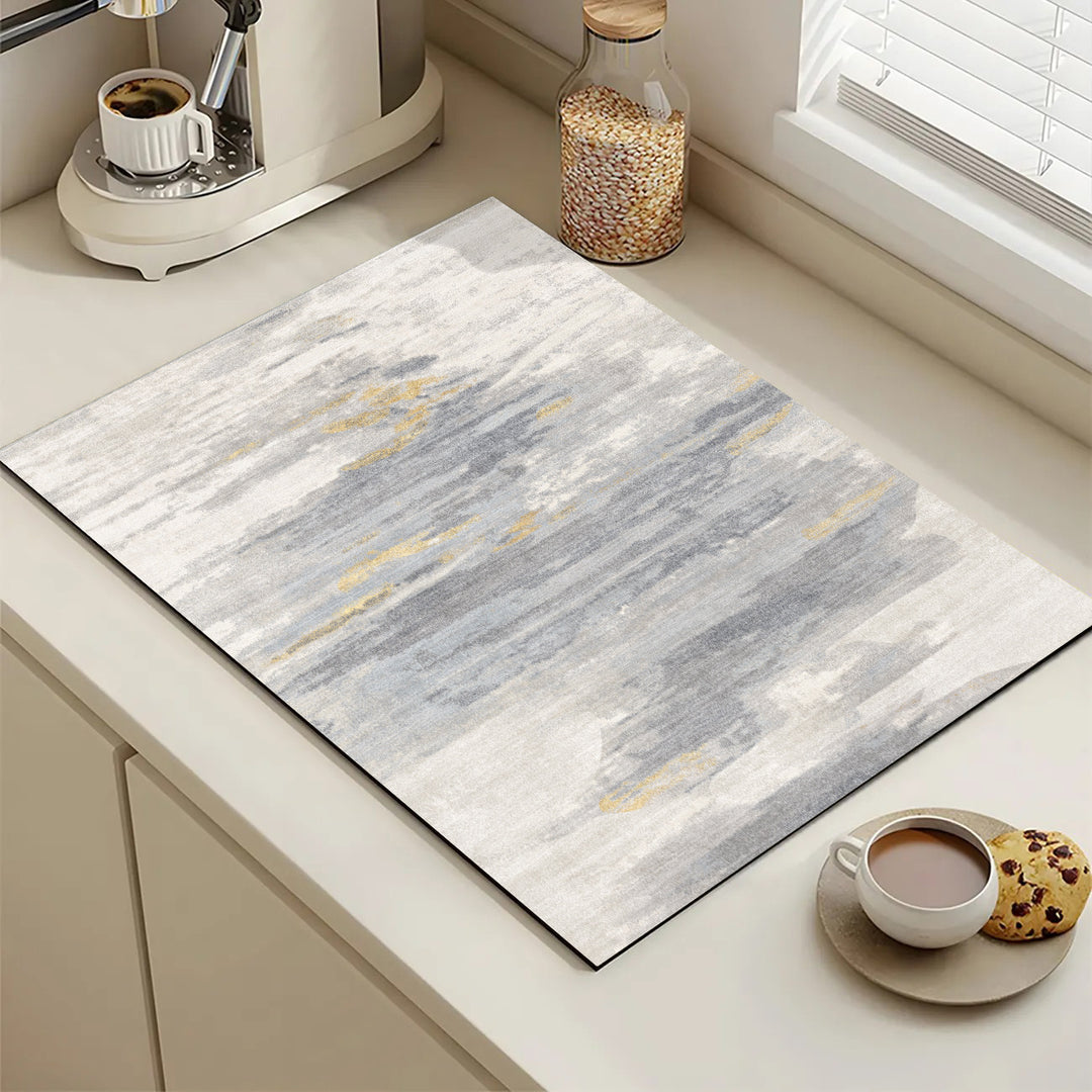 Abstract Geometric Kitchen Mat Stornfield