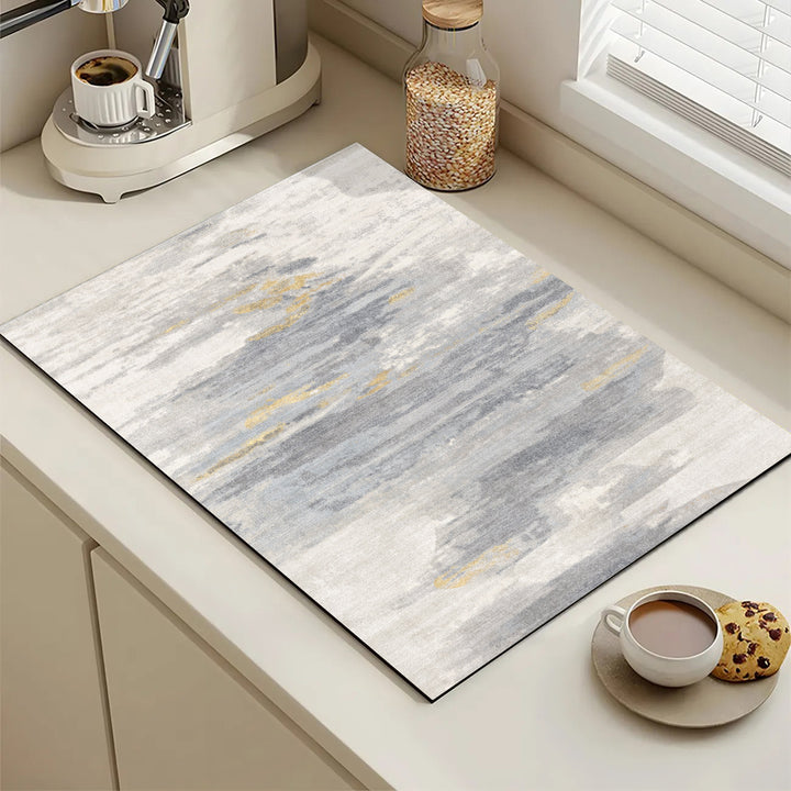 Abstract Geometric Kitchen Mat Stornfield