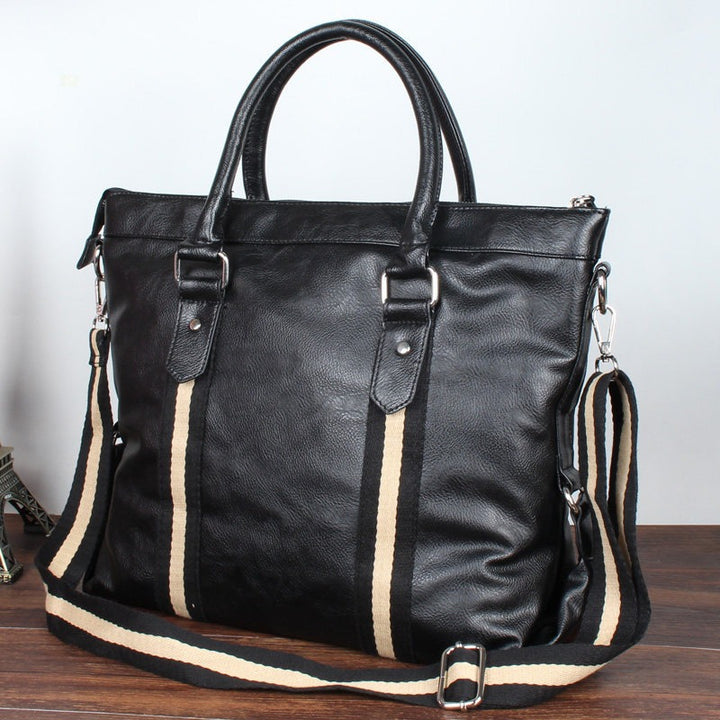 Elegant and Multifunctional Leather Briefcase Stornfield