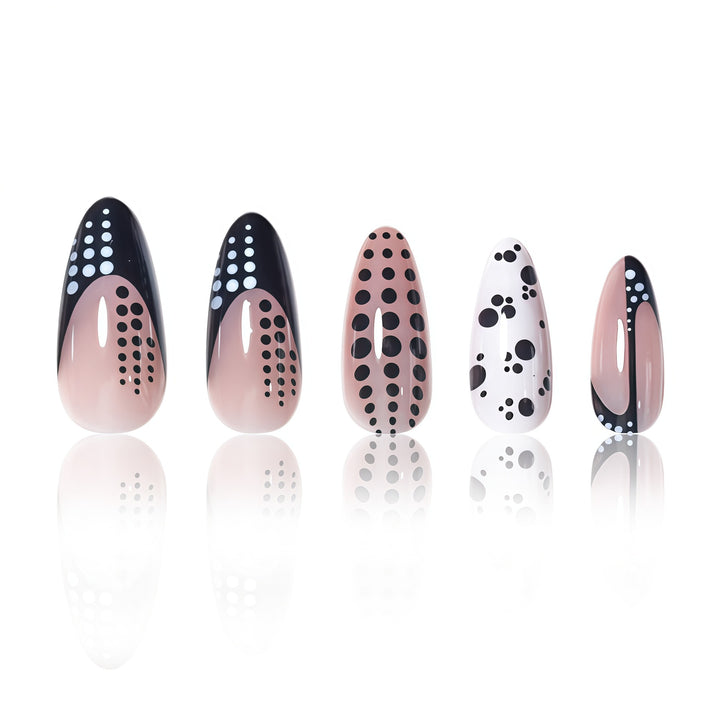 Elegant Abstract Pointed Nail Art Extensions Stornfield