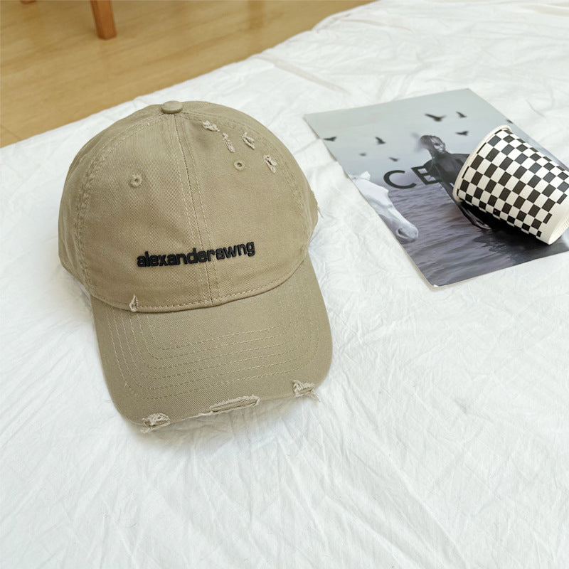 Unisex Distressed Cotton Baseball Cap Stornfield
