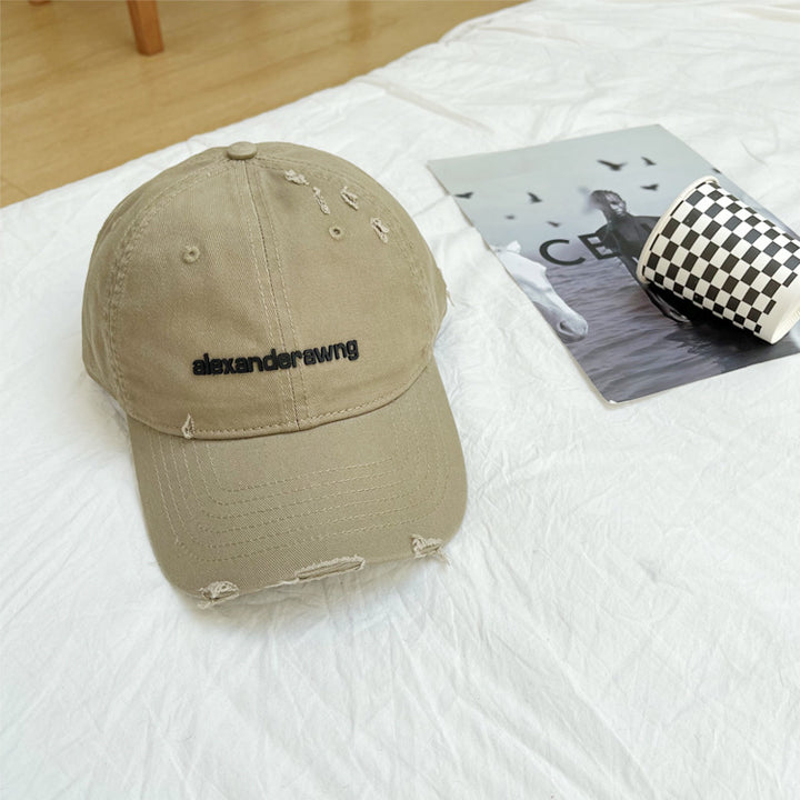 Unisex Distressed Cotton Baseball Cap Stornfield