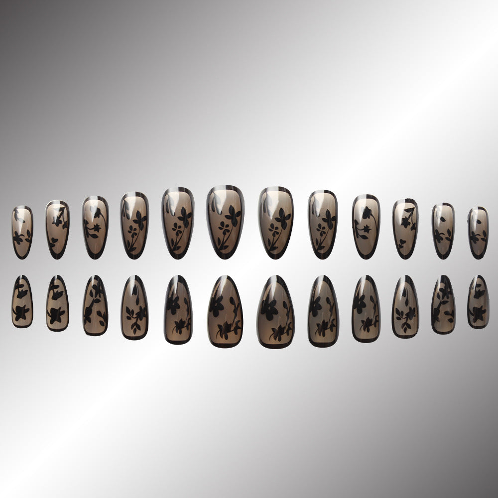 Elegant Floral Design Press-On Nails Stornfield
