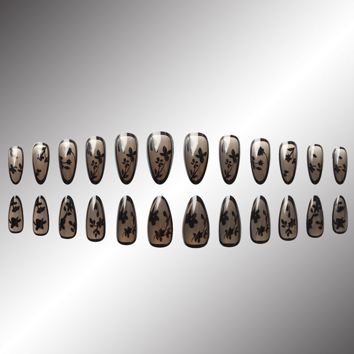 Elegant Floral Design Press-On Nails Stornfield