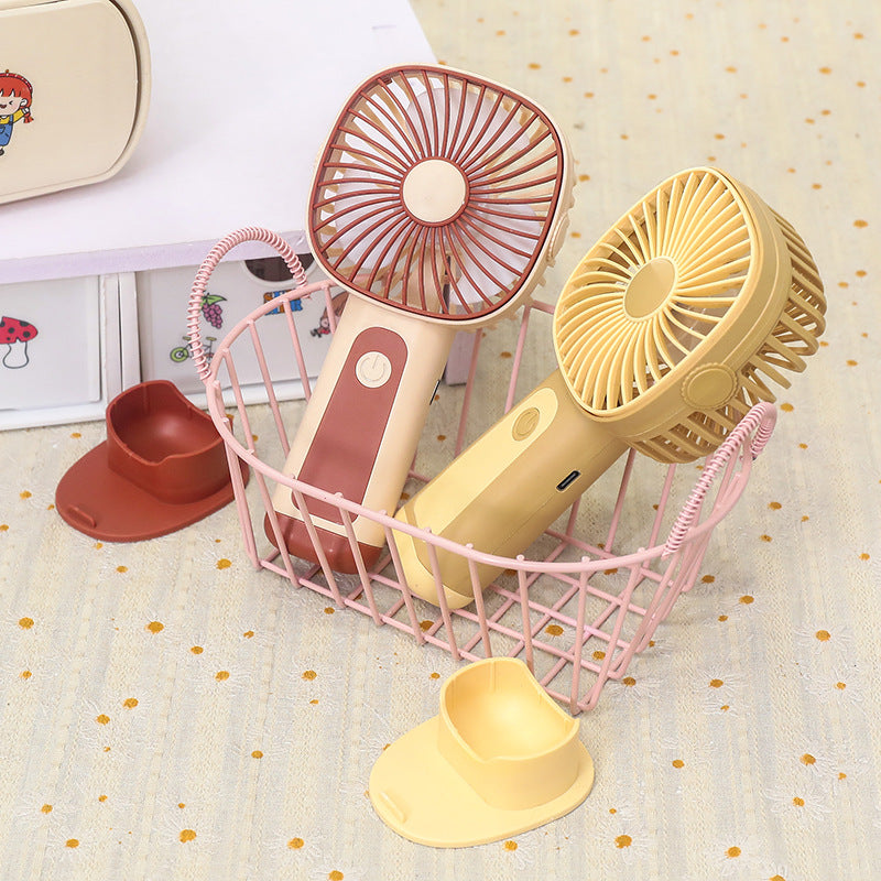 Women's Portable USB Hand Fan with Adjustable Tilt Angle Stornfield