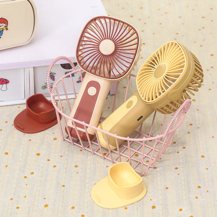 Women's Portable USB Hand Fan with Adjustable Tilt Angle Stornfield