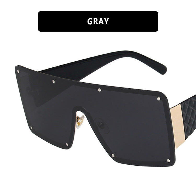 Women geometric oversized sunglasses with gradient lenses Stornfield
