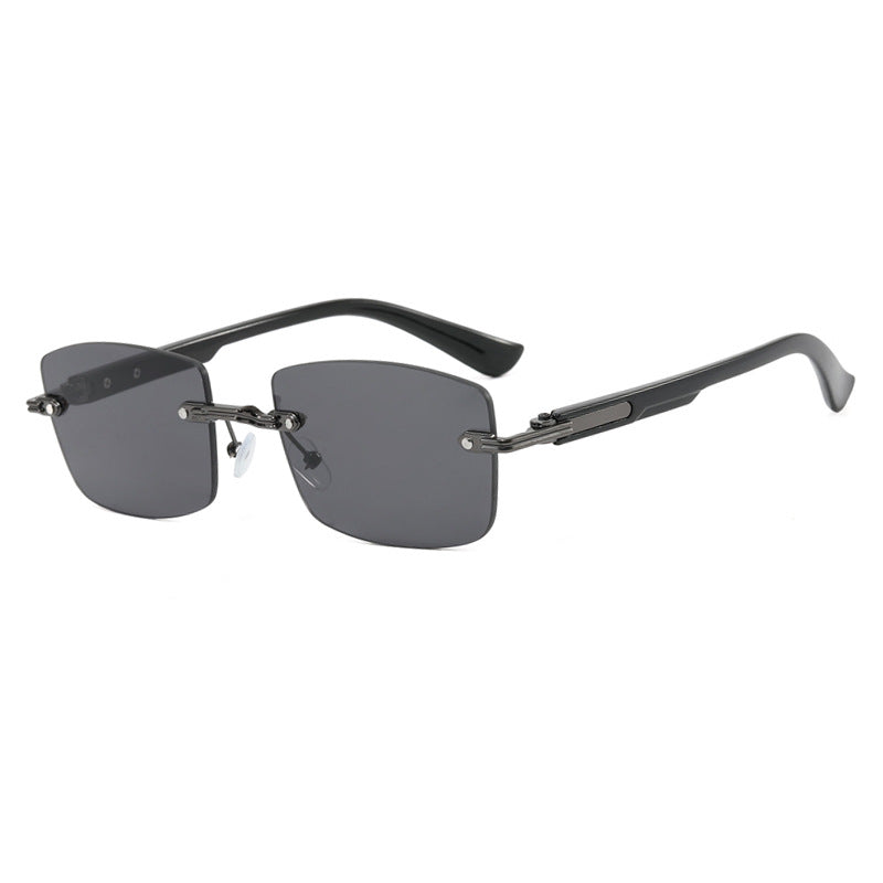 Women square sunglasses with wooden frame and gradient lenses Stornfield