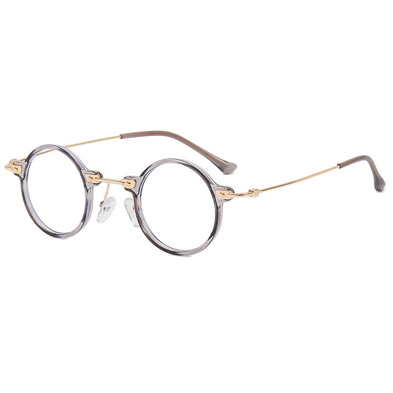Ladies round glasses with delicate metal frame Stornfield