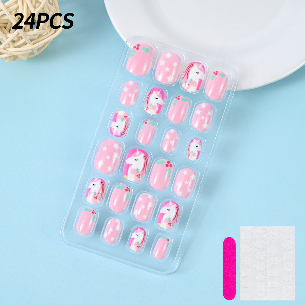 Themed Summer Beach Nail Art Press-On Nails Stornfield