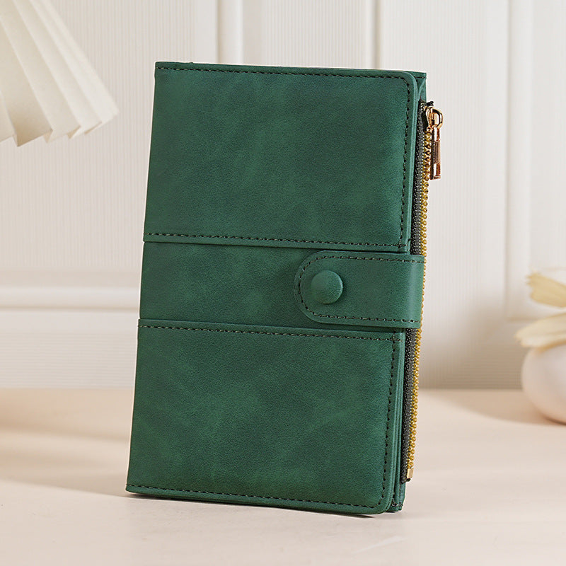 Elegant Zippered Travel Wallet