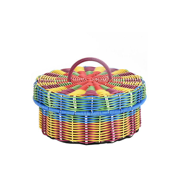 Decorative Round Storage Basket Stornfield