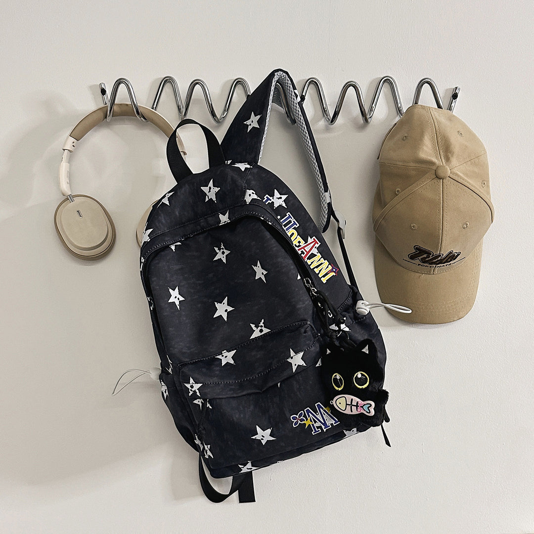 Star-Embellished Everyday Backpack Stornfield