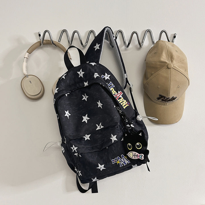 Star-Embellished Everyday Backpack Stornfield