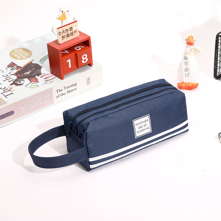 Durable Multi-Zipper Pencil Case