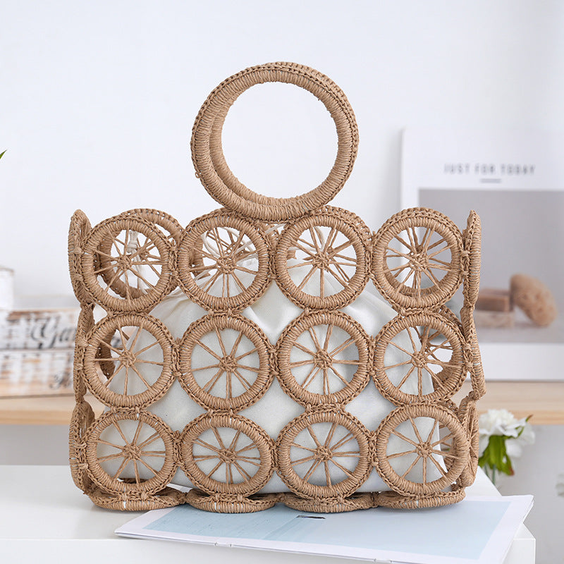 Handbag with elaborate circular details Stornfield