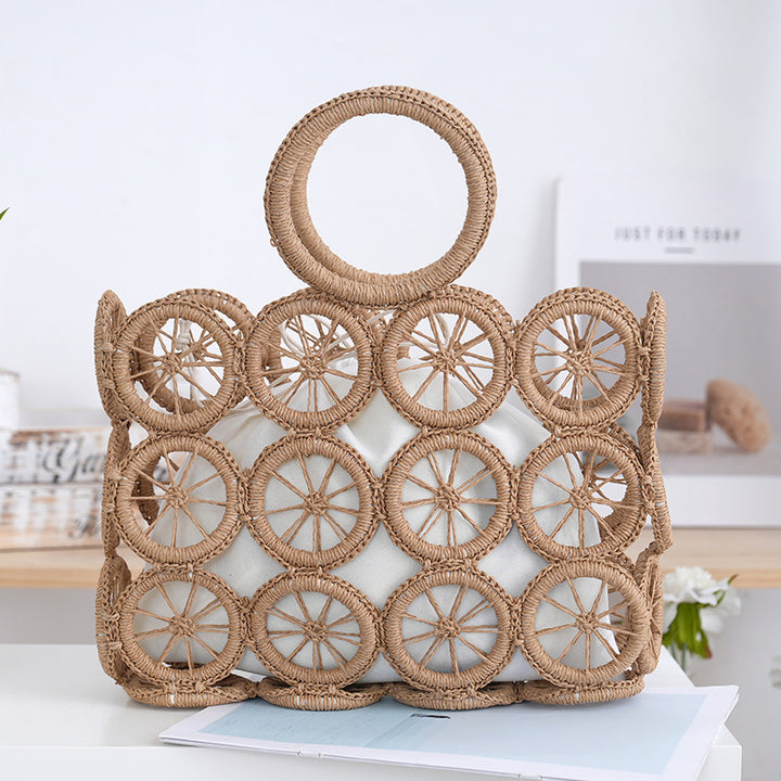 Handbag with elaborate circular details Stornfield