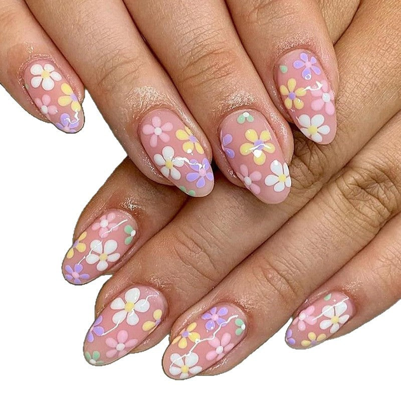 Floral Art Acrylic Nail Enhancements Stornfield 1789915225